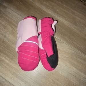 EUC Girls Toddler Snow Mittens
